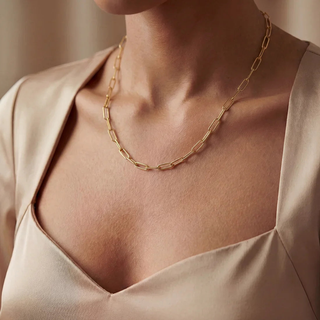 14K Gold-Plated Lien Necklace